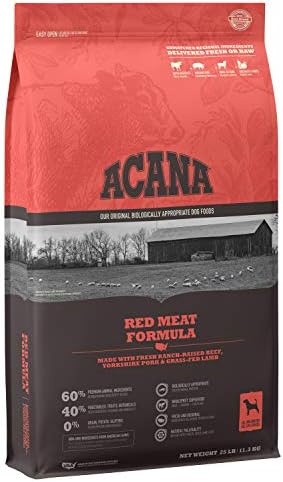acana classic red dog food