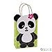 Paper Panda Party Kraft Gift Bags - 12 ct