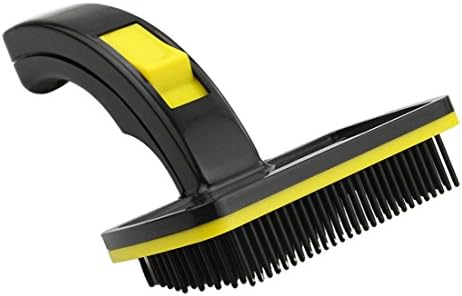 Corner Biz - Comfortable Self Cleaning Pet Hair Comb Grooming Trimmer Hair Removal Brush for Dog Cat Rabbit Horse