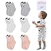 fleemmin Unisex Baby Socks-Cute Infant Non-Slip Cotton Socks with Grip-Crew Socks for Baby Toddler Kids-12-36 Months
