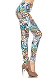 Print Leggings Curiouser and Curiouser (R775-PLUS)