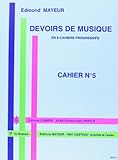 Devoirs de musique cahier 5 by 