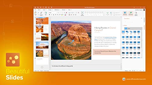 OfficeSuite Personal Compatible with Microsoft® Office Word Excel & PowerPoint® and Adobe PDF for PC Windows 10, 8.1, 8, 7 - 1-year license, 1 user
