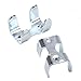 Ravenox Metal Clips for Rope | (Zinc Plated)(2 Pack) | Heavy Duty Brass Plated, Zinc Plated, Solid Brass, Stainless Steel, Nickel Plated Double Rope Clamps | for 1/2-inch and 5/8-inch Ropes, Cordage