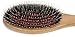 GranNaturals Boar + Nylon Bristle Oval Hair Brush with a Wooden Handle
