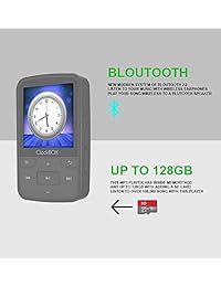 samvix CLOCKBOX reproductor de mp3 gris