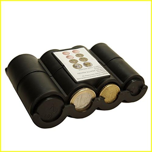 1 x Euro Coin Holder & Dispenser Storage Organizer Changer Plastic (8 Coin sizes) EURO