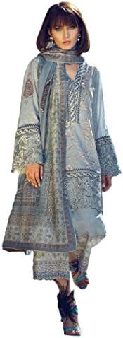 IshDeena Pakistani Designer Lawn & Chiffon Dresses for Women Ready to Wear Salwar Kameez