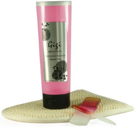 Crystal File Smooth Skin Care Kit - Callus File, Travel Nail File , Shower Gel and Sistal Bath mitt (Romantic Fantasy)