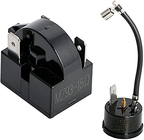 Photo 1 of Compressor Start Relay for Portable Freezer Car Refrigerator Beverage Wine Beer Cooler with Thermal Overload Protector 1/5 HP 150W 15Ohm