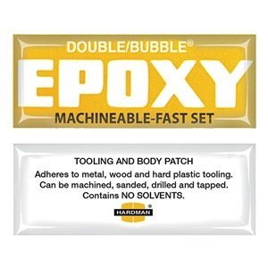 Hardman Double Bubble Yellow Machinable Epoxy 5 Packs (#04002)
