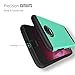 TUDIA DualShield Designed for Moto Z2 Force Case, [Merge] Dual Layer Slim Hard Matte Back Heavy Duty Case for Motorola Moto Z2 Force (Mint)