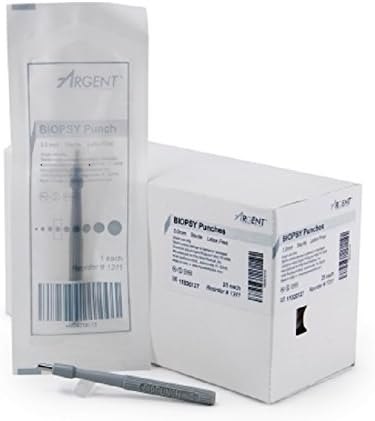 Biopsy Punch McKesson Argent Dermal 3 mm, Qty : Box of 25