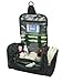 DALIX Hanging Travel Toiletry Kit Accessories Bag Black
