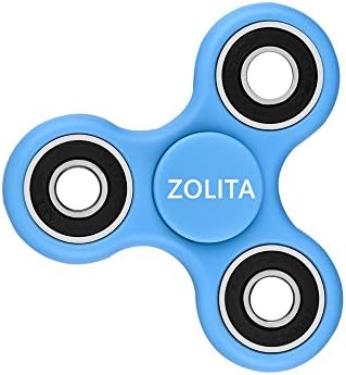 Zhonglit Tri Fidget Hand Spinner Toy EDC Sensory Fidget Spinner For Autism and ADHD Kids / Adults Funny Antistress Toy (Blue)
