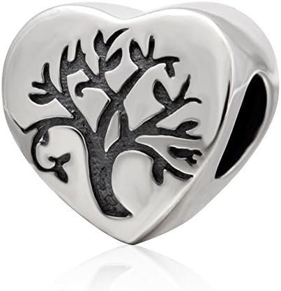 The Life Of Tree Charms 925 Sterling Silver Heart Charms Lovely Charms For Pandora Bracelet