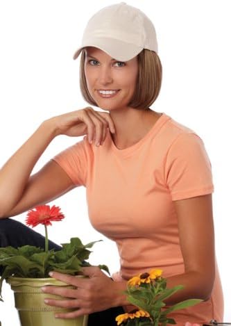 Henry Margu Hair Accents Short Hair with Beige Baseball Cap Wig (16H - ASH BLONDE/PLATINUM BLONDE HIGHLIGHTS)