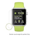 Keedox Apple Watch Screen Protector 42mm HD Clear Premium Explosion-proof Defense Membrane Tempered Glass Screen Protector