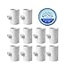 Ace Horizon 10 Chicken Waterer PVC Tee Fittings for Automatic Poultry Water Drinker and Feeder Cups and Red Threaded Nipper Waterers Plus PTFE Thread Tape Included