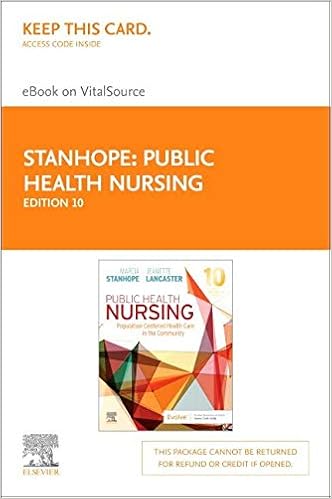 Public Health Nursing Elsevier Ebook On Vitalsource Retail Access Card Population Centered Health Care In The Community 9780323611138 Medicine Health Science Books Amazon Com