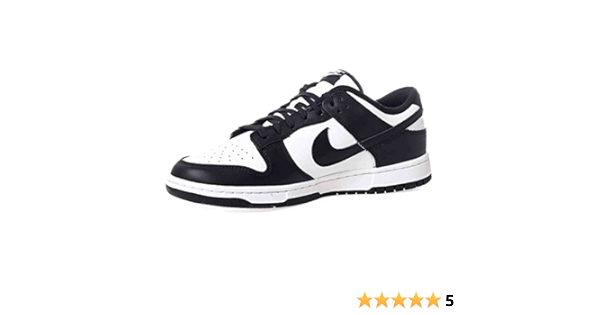 nike dunk low black white amazon
