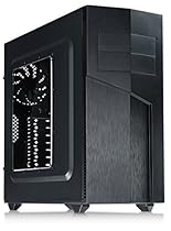 Rosewill TYRFING ATX Mid Tower Gaming Computer Case, supports up to 400 mm long VGA Card, comes with two fans pre-installed - Front 120 mm Fan x 1, Rear 120 mm Fan x1
