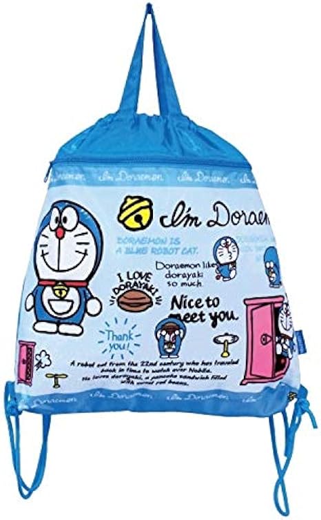 Amazon Co Jp 新柄入荷 ドラえもん 巾着バッグ ナップ巾着 ナップザック 体操着入れやプールバッグにも 服 ファッション小物