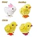 Liberty Imports 1 Dozen Wind-Up Jumping Chicken and Bunnies Party Favors (Pack of 12)