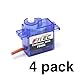FEETECH FS90R (4 Pack) - 360° Rotation | Continuous Rotation Robotic Servo | by himalayanelixir
