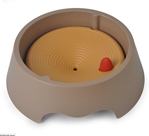 YYVIGO No Spill Dog Water Bowl Dish Pet Supplies Water Bowl Anti-Overflow Bowl for Dogs/Cats Anti Spill Anti Dust (Large)