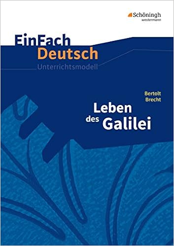 Einfach Deutsch Unterrichtsmodelle Bertolt Brecht Leben Des Galilei Gymnasiale Oberstufe Leben Des Galilei Neubearbeitung Gymnasiale Oberstufe Amazon De Graunke Sandra Bucher
