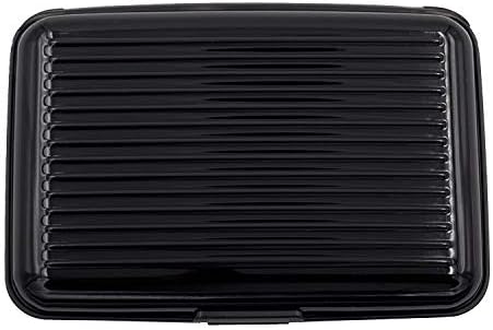 Aluminum RFID Blocking Metal Credit Card Holder for Men or Women, Travel Wallet, Slim Hard Case