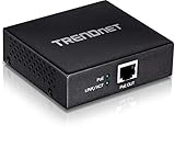 TRENDnet Gigabit PoE+ Repeater/Amplifier, Single Port PoE Power over Ethernet, Extends 100m for Total Distance Up to 200m (656 ft.), TPE-E100