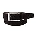 Suede Leather Belts for Men Brown Color 35mm 36