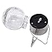 MAGGIFT 8 Pack Solar Hanging Ball Lights with Umbrella Clips, Outdoor Christmas Ornaments Tree Decoration Solar Lantern Multi-Color Changing Cracked Glass Lights for Yard Patio