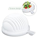 Salad Cutter Bowl By U-miss, Vegetable Cutter Bowl - Make Your Salad in 60 Seconds