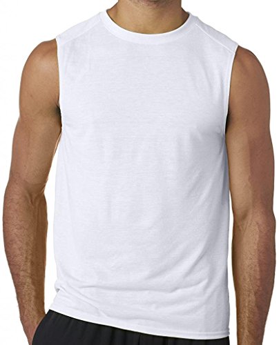 Active Muscle Tank Top 1TAA0001-00M-WHITE