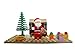 LEGO Christmas Santa Claus Toy with Christmas Tree, Fireplace, and Presents - Custom Minifigure
