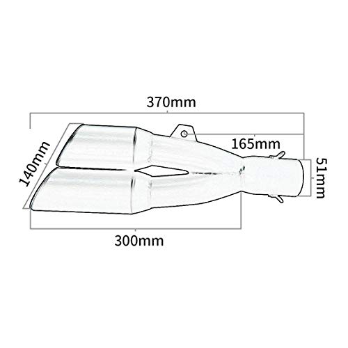 KAJIMOTOR-Universal-38-51mm-Motorcycle-Dual-Outlet-Exhaust-Muffler-Tail-Pipe-Tip-Dirt-Bike