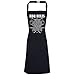 Bang Tidy Clothing Funny BBQ Apron Novelty Aprons Cooking Gifts for Men 100% Cotton 2 Pockets - BBQ Rules