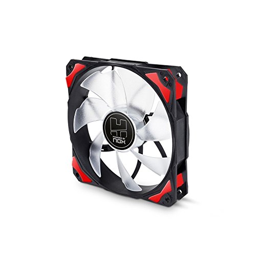 Nox-H-FAN-NXHUMMERF120LR-Ventilador-para-Caja-PC-12-cm-LED-Rojo