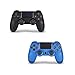 PS4 Controller 2 Pack - DualShock 4 Wireless Controller for Playstation 4 (Blue + Black)