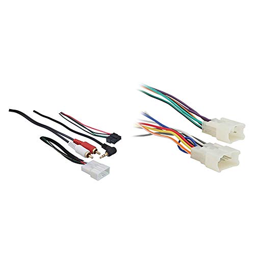 Metra 70-8114 Steering Wheel Control Wire Harness with RCA for 2003-Up Select Toyota/Scion/Lexus Vehicles & Metra 70-1761 Radio Wiring Harness For Toyota 87-Up Power 4 Speaker - Thumbnail 4