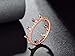 Presentski 925 Sterling Silver Rose Gold Crown Ring for Women Birthday Gift