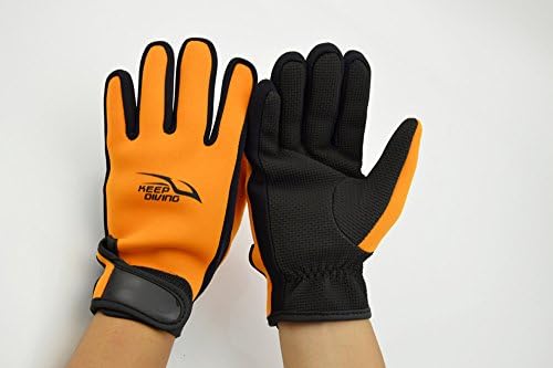 2mm Neoprene Scuba Diving Gloves Water Sport Gloves Snorkel Gloves Kayaking Gloves for Surfing Five Finger Glove for Men and Women