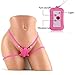 Absolutely Unique and Excellent Design - 30 Modes Remote Butterfly Vibrating Harness for Women - Pink