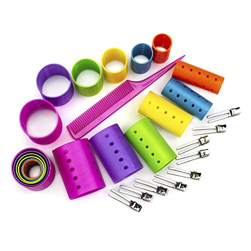 Conair Rollers, Rollers pink, purple, blue, orange, yellow