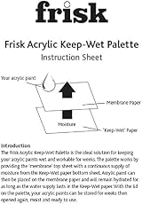 Frisk Acrylic Keep-Wet Palette - 3 Sheets of Keep Wet Paper view 5