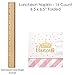 Big Dot of Happiness Little Princess Crown with Gold Foil - Pink and Gold Princess Baby Shower or Birthday Party Tableware Plates and Napkins - Bundle for 16
