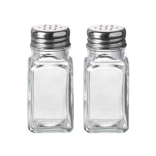 Salt and Pepper Shaker Set (Clear Glass) - //coolthings.us